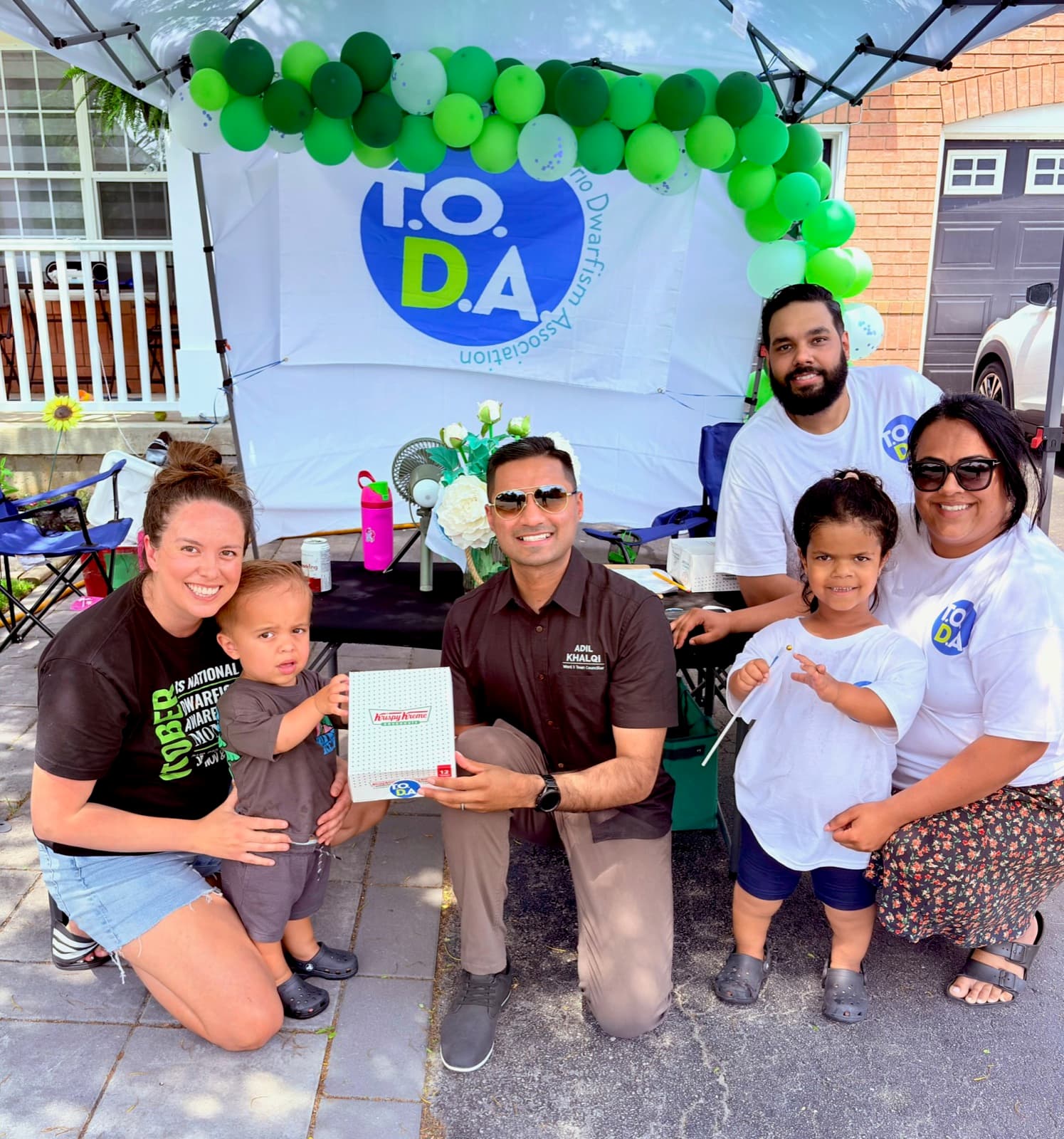 Adil Khalqi at a Milton community awareness event